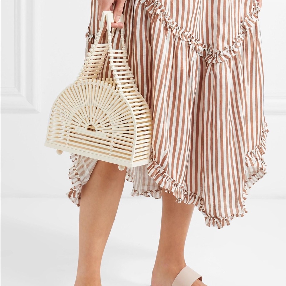 Cult Gaia wooden Ark Bag BRAND NEW